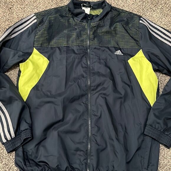 Adidas Track Jacket - Blue and green - M - Picture 1 of 7